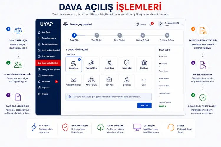 Dava Açılış İşlemleri